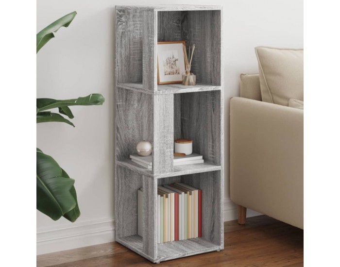 Sonata H Ъглов шкаф, сив сонома, 33x33x100 см, инженерно дърво