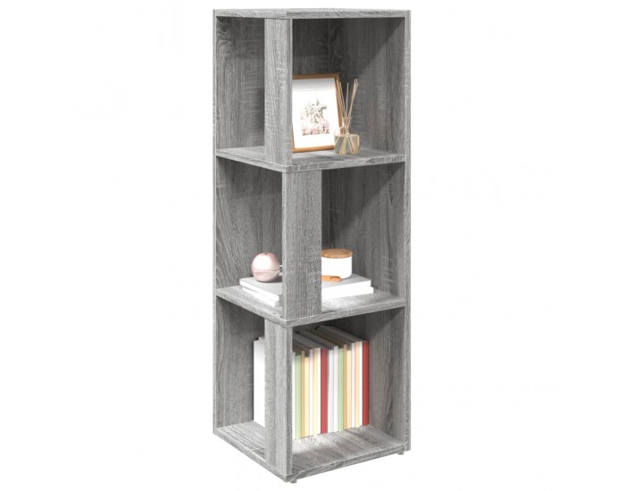 Sonata H Ъглов шкаф, сив сонома, 33x33x100 см, инженерно дърво