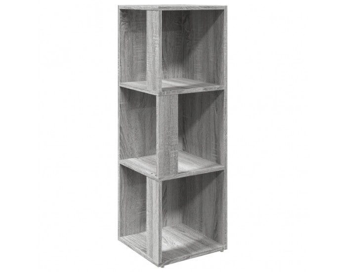 Sonata H Ъглов шкаф, сив сонома, 33x33x100 см, инженерно дърво