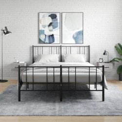 Sonata H Нощни шкафчета за стенен монтаж, 2 бр, сив сонома, 35x35x20 см - Гардероби