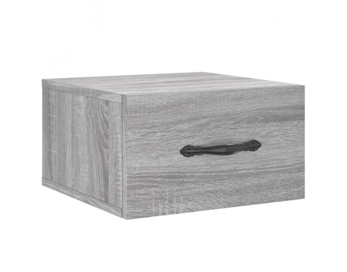 Sonata H Нощни шкафчета за стенен монтаж, 2 бр, сив сонома, 35x35x20 см