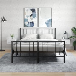 Sonata H Нощни шкафчета за стенен монтаж, 2 бр, бял гланц, 35x35x20 см - Гардероби