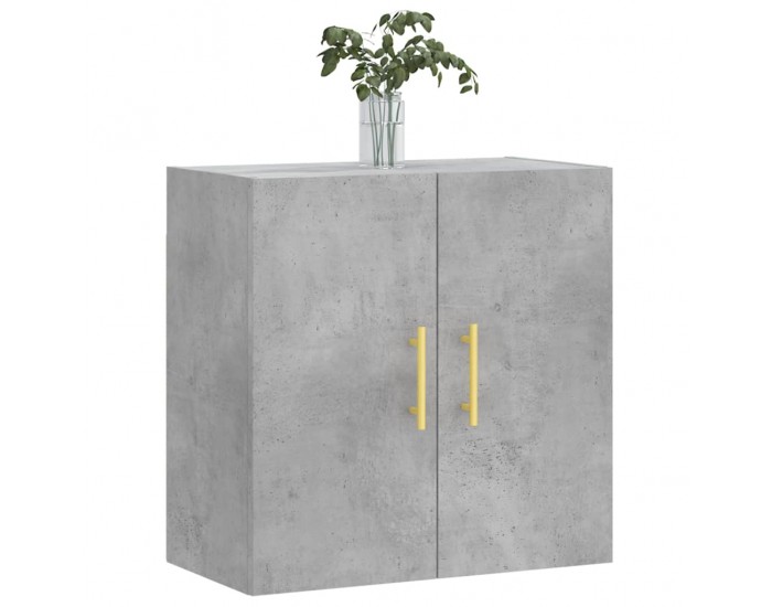 Sonata H Стенен шкаф, бетонно сив, 60x31x60 см, инженерно дърво