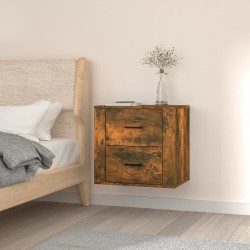 Sonata H Нощно шкафче за стенен монтаж, опушен дъб, 50x36x47 см - Гардероби