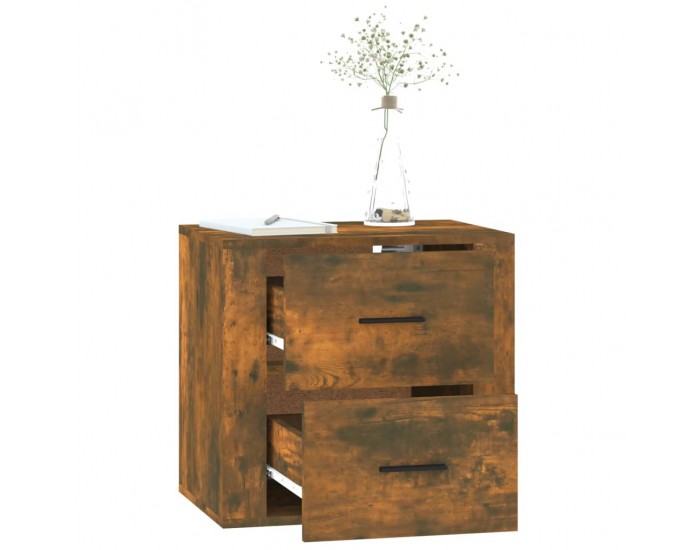 Sonata H Нощно шкафче за стенен монтаж, опушен дъб, 50x36x47 см