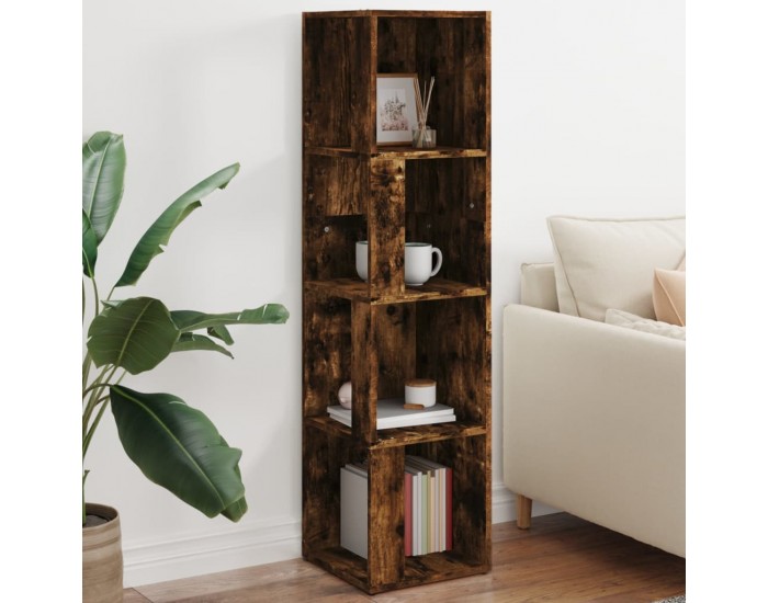 Sonata H Ъглов шкаф, опушен дъб, 33x33x132 см, инженерно дърво