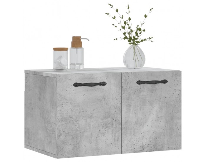 Sonata H Стенен шкаф, бетонно сив, 60x36,5x35 см, инженерно дърво