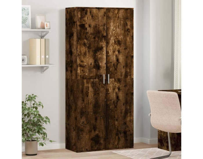 Sonata H Висок шкаф, опушен дъб, 80x35x180 см, инженерно дърво