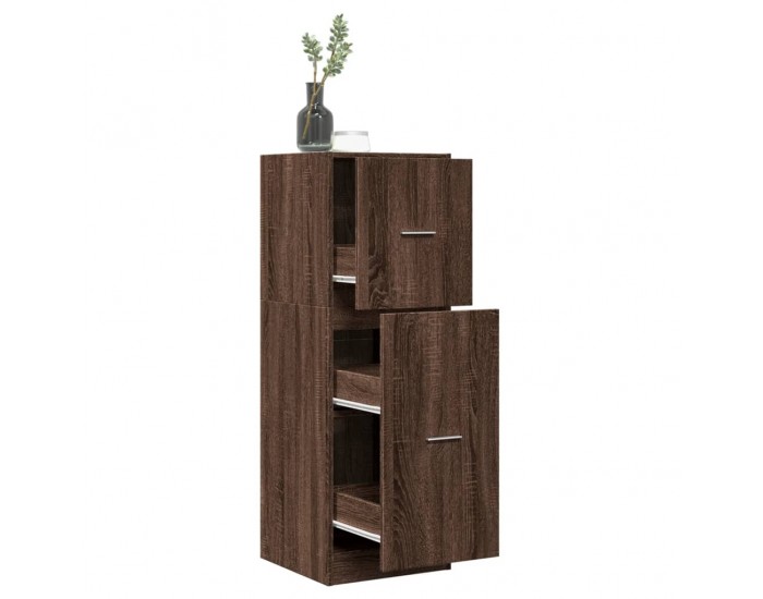 Sonata H Шкаф органайзер, кафяв дъб, 40x41x118 см, инженерно дърво