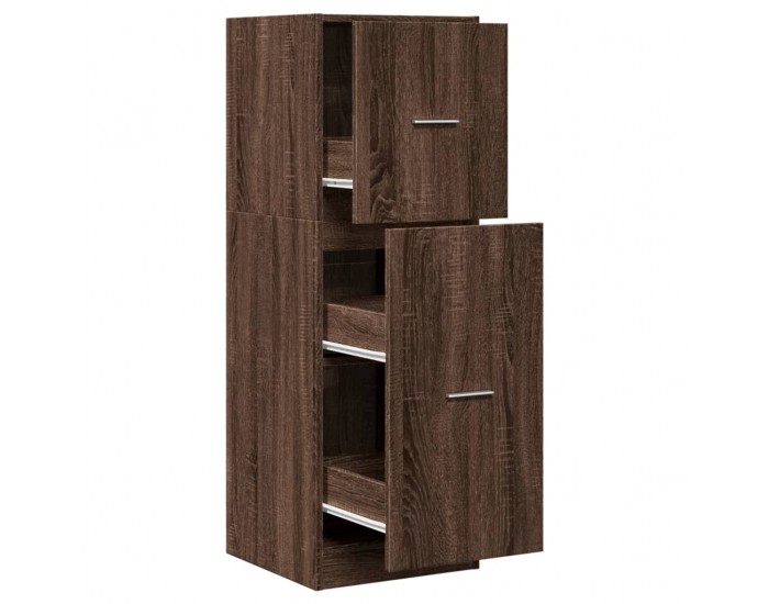Sonata H Шкаф органайзер, кафяв дъб, 40x41x118 см, инженерно дърво