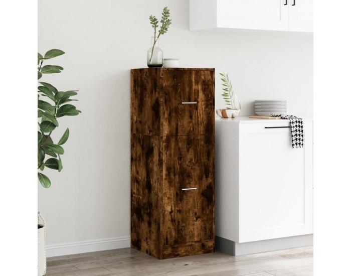 Sonata H Шкаф органайзер, опушен дъб, 40x41x118 см, инженерно дърво