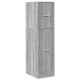 Sonata H Шкаф органайзер, сив сонома, 30x41x118 см, инженерно дърво