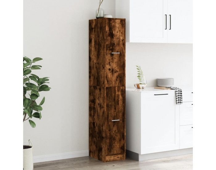 Sonata H Шкаф органайзер, опушен дъб, 30x41x174,5 см, инженерно дърво