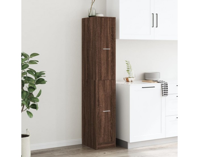 Sonata H Шкаф органайзер, кафяв дъб, 30x41x174,5 см, инженерно дърво