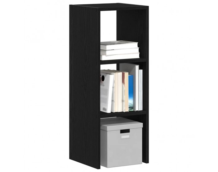 Sonata H Библиотека стифиращи черен дъб 30x30x80 см инженерно дърво