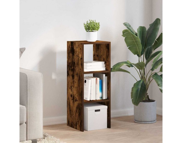 Sonata H Библиотека стифиращи опушен дъб 30x30x80 см инженерно дърво