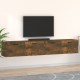 Sonata H Стенни шкафове 2 бр опушен дъб 100x36,5x35 см инженерно дърво