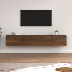 Sonata H Стенни шкафове 2 бр кафяв дъб 100x36,5x35 см инженерно дърво Sonata H Стенни шкафове 2 бр кафяв дъб 100x36,5x35 см инженерно дърво - Гардероби