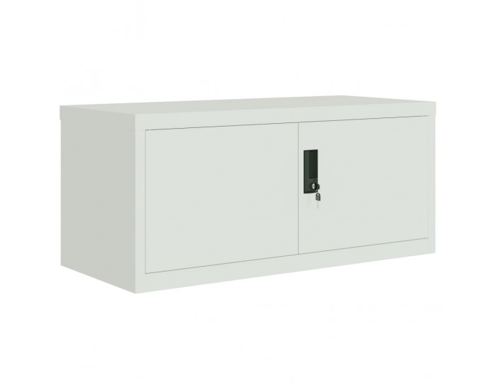 Sonata H Шкаф за папки светлосив 90x40x220 см стомана