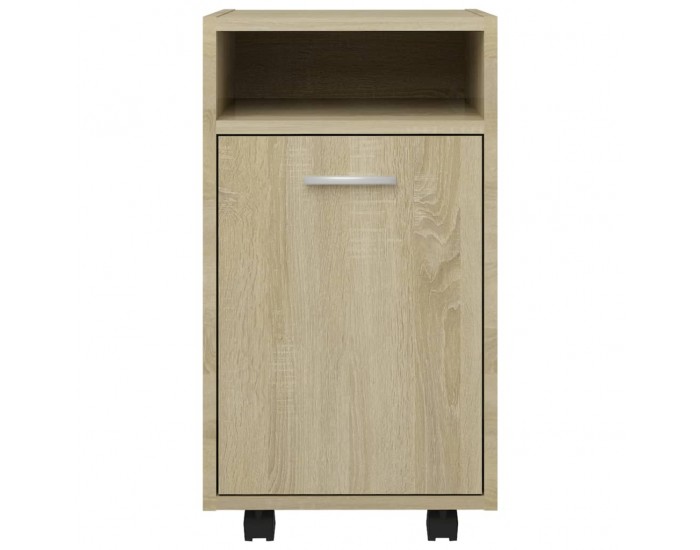 Sonata H Страничен шкаф с колелца дъб сонома 33x38x60 см инженерно дърво
