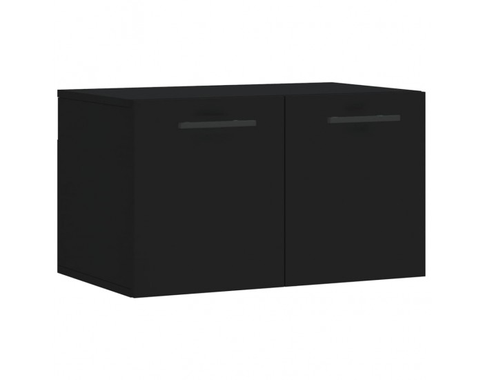 Sonata H Стенен шкаф, черен, 60x36,5x35 см, инженерно дърво