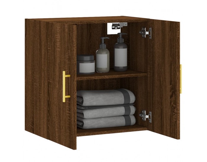 Sonata H Стенен шкаф, кафяв дъб, 60x31x60 см, инженерно дърво