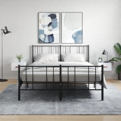 Sonata H Нощни шкафчета за стенен монтаж, 2 бр, бял гланц, 35x35x20 см - Гардероби