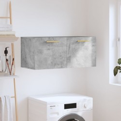 Sonata H Стенен шкаф, бетонно сив, 80x36,5x35 см, инженерно дърво - Гардероби