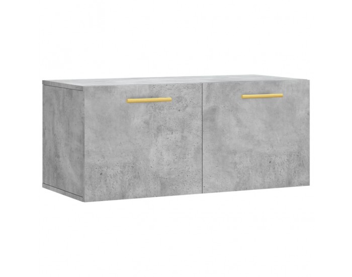 Sonata H Стенен шкаф, бетонно сив, 80x36,5x35 см, инженерно дърво