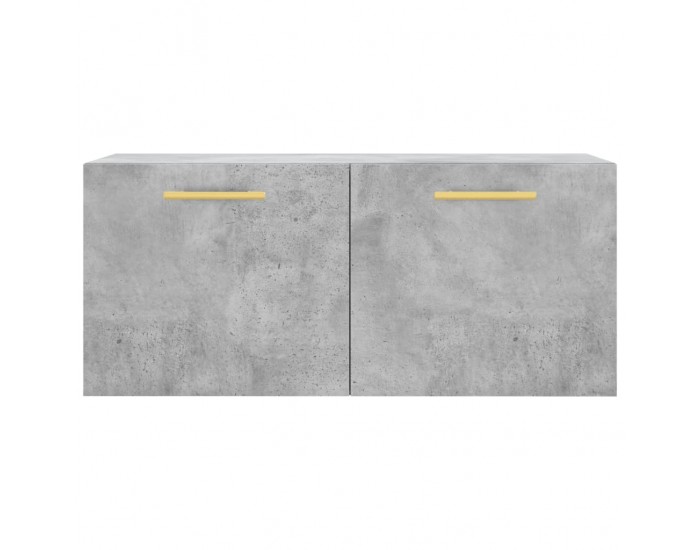 Sonata H Стенен шкаф, бетонно сив, 80x36,5x35 см, инженерно дърво