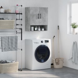 Sonata H Стенен шкаф, бетонно сив, 60x31x70 см, инженерно дърво - Гардероби