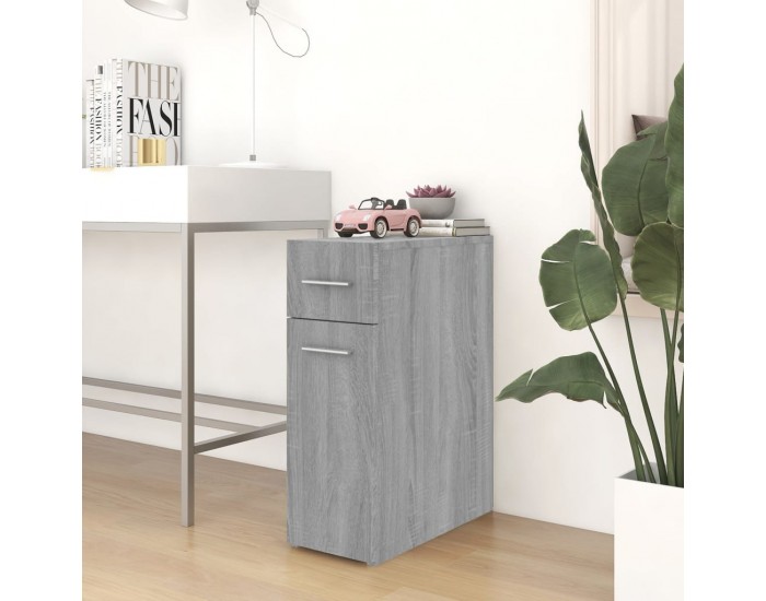 Sonata H Аптекарски шкаф, сив сонома, 20x45,5x60 см, инженерно дърво