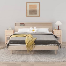 Sonata H Нощни шкафчета, 2 бр, 40x35x61,5 см, борово дърво масив - Гардероби