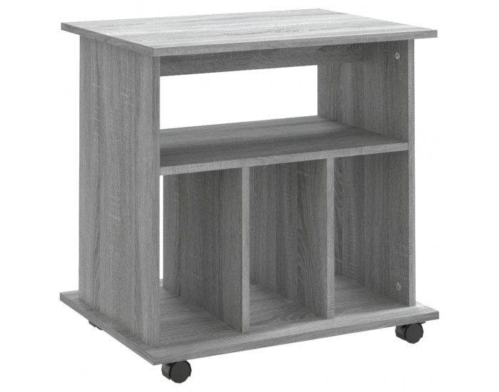 Sonata H Шкаф с колелца, сив сонома, 60x45x60 см, инженерно дърво