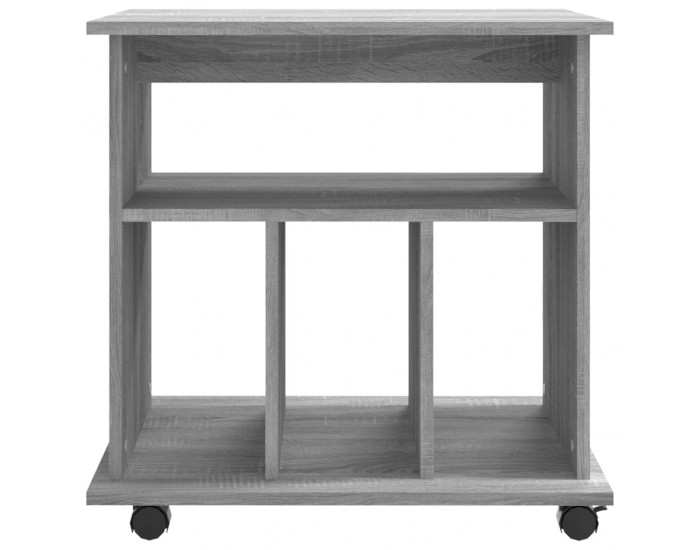 Sonata H Шкаф с колелца, сив сонома, 60x45x60 см, инженерно дърво