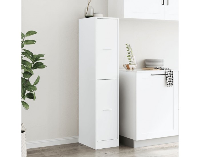 Sonata H Аптекарски шкаф, бял, 30x41x144,5 см, инженерно дърво