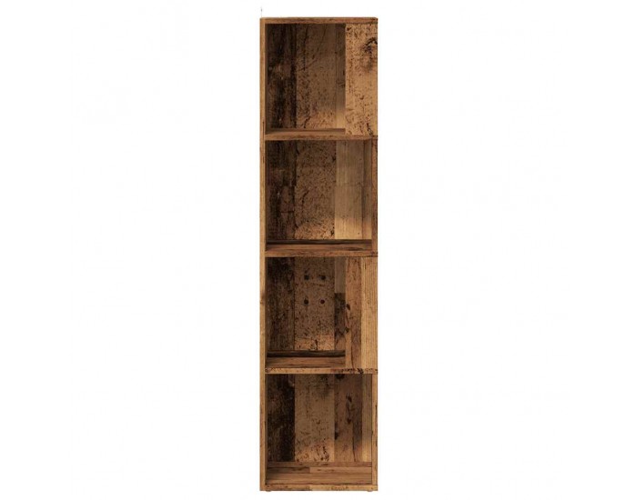 Sonata H Ъглов шкаф, старо дърво, 33x33x132 см, инженерно дърво