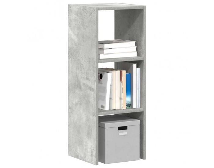 Sonata H Библиотека стифиращи бетонно сив 30x30x80 см инженерно дърво