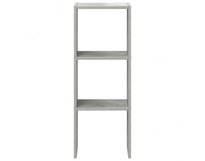 Sonata H Библиотека стифиращи бетонно сив 30x30x80 см инженерно дърво