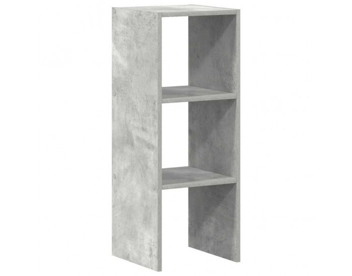 Sonata H Библиотека стифиращи бетонно сив 30x30x80 см инженерно дърво