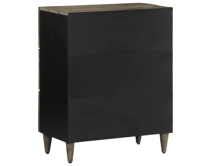 Sonata H Шкаф Светло сив 60x33,5x75 cm Масивна дървесина Манго