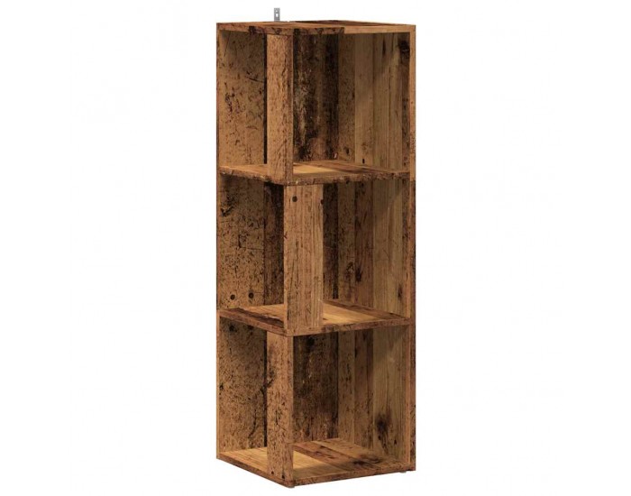 Sonata H Ъглов шкаф Старо дърво 33x33x100 cm Инженерна дървесина