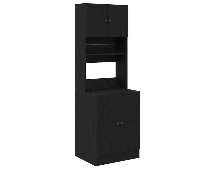 Sonata H Кухненски шкаф Черен дъб 60 x 50 x 180 см Инженерно дърво