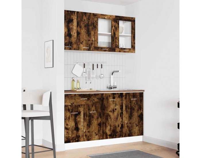 Sonata H Комплект кухненски шкафове с чекмедже Lyon 4 pcs Димян дъб