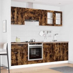 Sonata H Комплект кухненски шкафове с чекмедже Lyon 8 pcs Опушен дъб - Модулни кухни