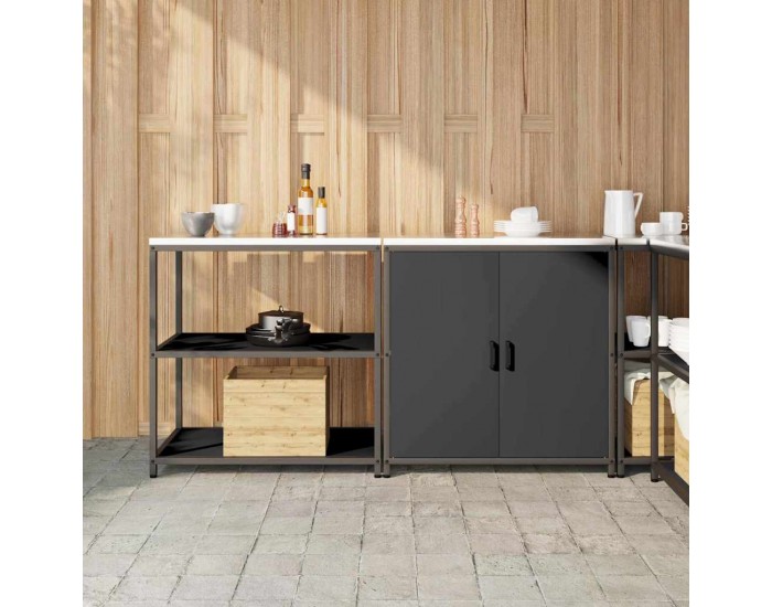 Sonata H Комплект за кухненско съхранение 2 pcs Черно 180 x 50 x 92 см