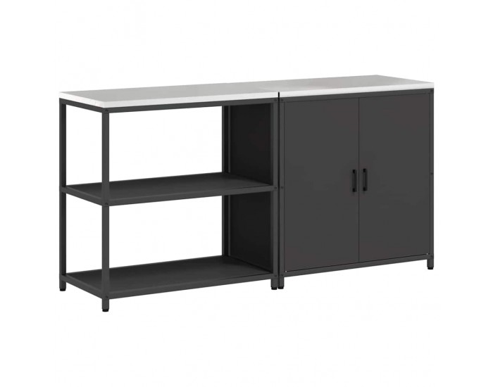 Sonata H Комплект за кухненско съхранение 2 pcs Черно 180 x 50 x 92 см