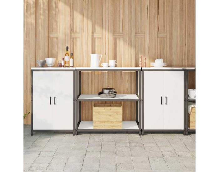 Sonata H Комплект за кухненско съхранение 3 pcs Бял 210 x 50 x 92 см