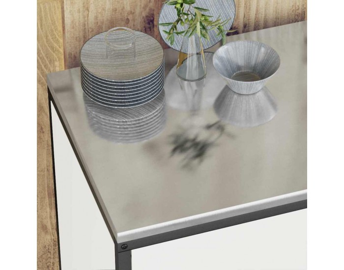 Sonata H Комплект за кухненско съхранение 3 pcs Бял 210 x 50 x 92 см