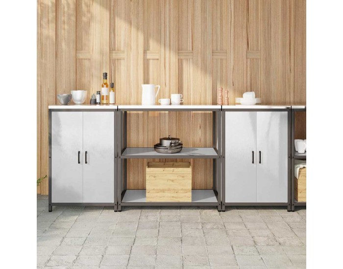 Sonata H Комплект за кухненско съхранение 3 pcs Сив 210 x 50 x 92 см